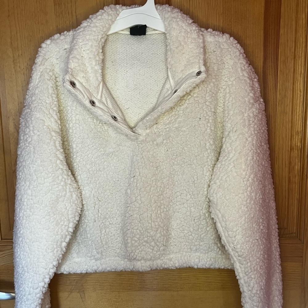 PacSun Cream Teddy Jacket